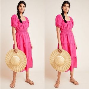 Anthropologie Francesca Tiered Plus Midi Dress size L